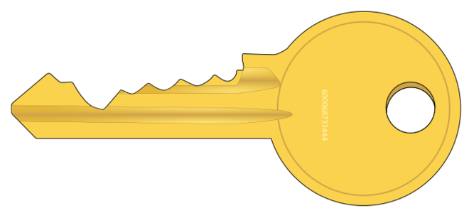 clip art clipart svg openclipart brown yellow gold metal lock key golden brass cylinder 剪贴画 黄色 金属 黄金 金色