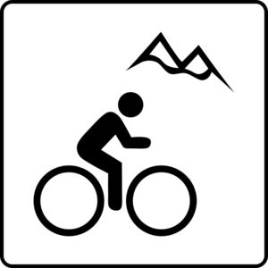 clip art clipart svg openclipart mountain black white 图标 sign symbol pictogram 运动 sports bicycle bike mountain bike hotel facilities services biking available facilty 剪贴画 符号 标志 黑色 白色