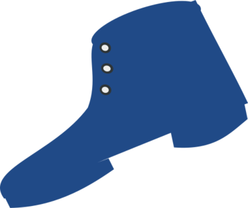 clip art clipart svg openclipart color blue silhouette footwear shoe boot boots godasse 剪贴画 颜色 剪影 蓝色