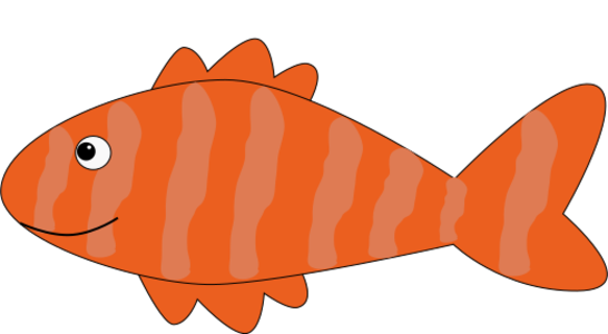 clip art clipart svg openclipart 食物 图标 fish water river sea ocean happy orange fishing stripes swim catch striped 剪贴画 海洋 橙色 水