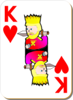 clip art clipart svg openclipart simple color play cartoon card game hearts king playing comic cards suit deck gambling set gaming casino plain gamble vegas poker holdem bordered deck 剪贴画 颜色 卡通 游戏 卡牌 卡片