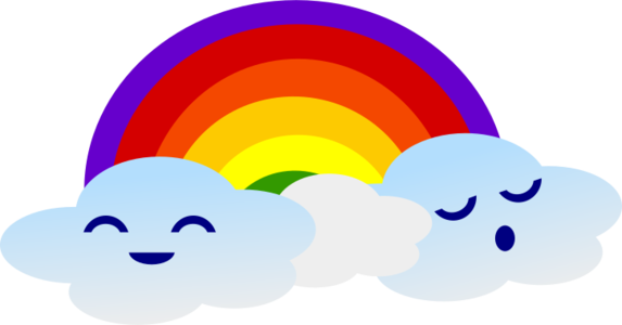 clip art clipart svg openclipart colorful red blue weather happy smile clouds cute rainbow cloud kawaii baby blue smiling cloud flush flushed sleepy cheeks cheek 剪贴画 红色 蓝色 彩色 微笑 可爱 多彩