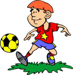 clip art clipart svg openclipart green color yellow play 男孩 cartoon ball football 运动 soccer sports game comic male guy grass shoot shooting red blue 剪贴画 颜色 卡通 男人 绿色 草绿 男性 黄色 游戏 球 足球