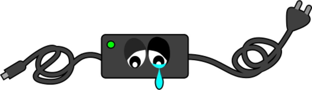 clipart svg openclipart simple black outline funny plug power eye plastic energy laptop notebook eyes crying connector charge adapter charger mains netbook power supply computer clip art sad simple tear 黑色