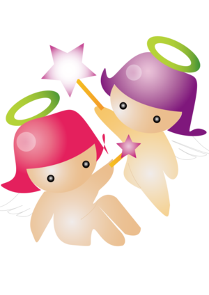 clip art clipart svg openclipart color wings angel religion pink cute purple haired heaven angels 剪贴画 颜色 宗教 可爱 粉红 粉红色 紫色