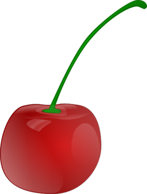 clip art clipart svg openclipart red color 食物 nature plant 图标 sign fruit juice cherry eat stem single cherries fuit 剪贴画 颜色 标志 红色 植物 吃的 水果