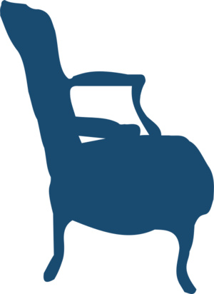 clip art clipart svg openclipart blue classic old silhouette outline sit sitting furniture chair posh living room armchair seating oldfashioned 剪贴画 剪影 蓝色