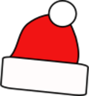 clip art clipart svg openclipart red color decoration happy christmas santa hat celebration plain headwear 帽子 剪贴画 颜色 装饰 红色 圣诞 圣诞节 庆祝