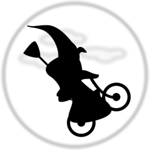 clip art clipart image svg openclipart flying silhouette halloween moon stick bicycle broom witch misfortune 月 月亮 月球 剪贴画 剪影 万圣节 飞行