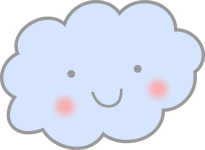 clip art clipart svg openclipart red blue happy smile cute cloud smiling cloud flush flushed sleepy cheeks cheek 剪贴画 红色 蓝色 微笑 可爱