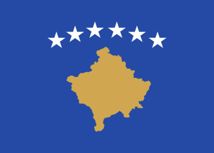 svg flag republic europe european region kosovo balkans serbia 旗帜 欧洲