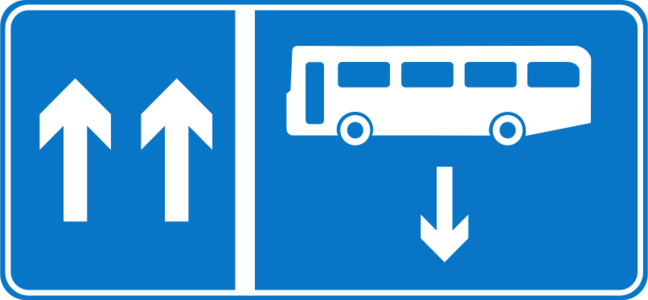 clip art clipart svg openclipart blue transportation drive sign bus traffic direction roadsign information lane only lanes opposite 剪贴画 标志 蓝色 运输 路标 驾车 方向 箭头