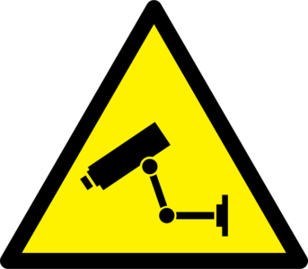 clip art clipart svg openclipart black yellow 图标 sign symbol camera video label warning security product hazard danger triangle roadsign surveillance cctv caution information triangular traffic sign labelling biohazard 剪贴画 符号 标志 黑色 黄色 路标 标签 危险 警告 三角形 照相机 摄影机