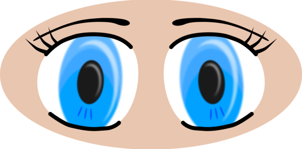 clip art clipart svg openclipart blue 人物 eye face look human eyes eyebrow eyebrows pupil sight organ see eyesight iris stare staring 剪贴画 蓝色 人类 人