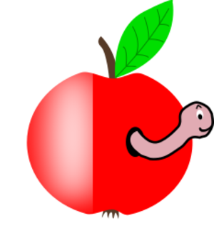 clip art clipart svg openclipart green red 食物 leaf healthy apple fruit shadow crop produce fresh worm 剪贴画 绿色 草绿 红色 阴影 树叶 叶子 水果