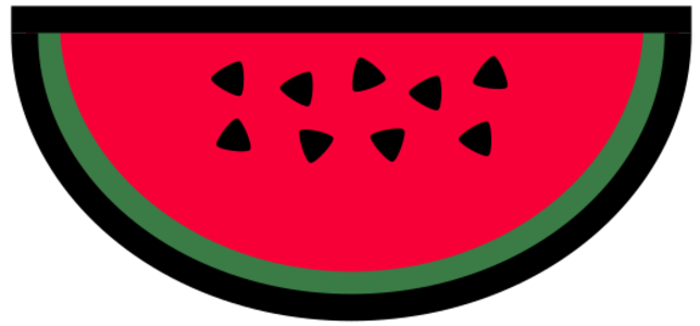 clip art clipart svg openclipart red 食物 图标 colour sign symbol fruit exotic sweet eat watermellon 剪贴画 符号 标志 红色 彩色 吃的 水果