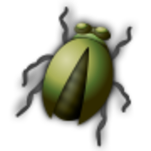 clip art clipart svg openclipart 动物 图标 insect bug danger gnome crawl virus 剪贴画 危险 警告