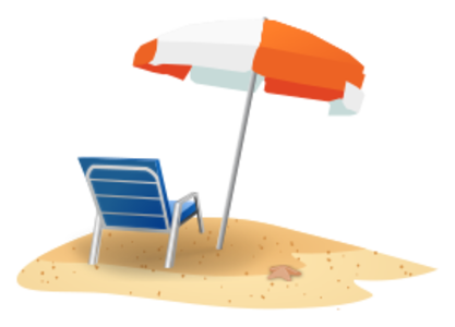 clip art clipart svg openclipart color sea ocean travel beach sun sand vacation umbrella sunny chair bathing vacations sunshade 剪贴画 颜色 海洋 旅行 太阳