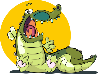 clip art clipart svg openclipart color 动物 cartoon smiling smile comic laughing alligator crooc smile crocodile 剪贴画 颜色 卡通 微笑