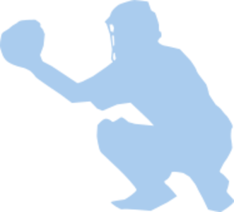 clip art clipart svg openclipart color blue silhouette 运动 sports score baseball bat olympics squatting batting colours fielding sportman pitching stats squat 剪贴画 颜色 剪影 蓝色