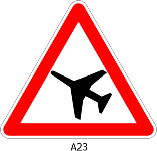 svg road sign symbol airplane aircraft warning street flight airport 符号 标志 公路 马路 道路