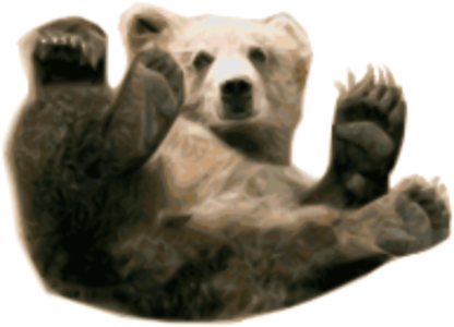 clip art clipart svg openclipart color nature 动物 艺术 mammal bear zoo biology zoology painting fauna wildlife grizzly 剪贴画 颜色 哺乳类动物