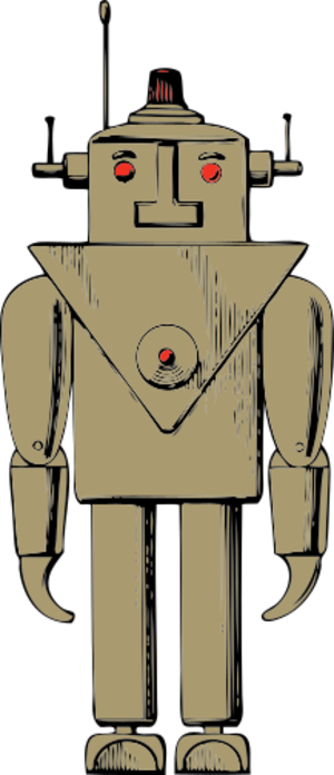 clip art clipart svg public domain technology man digital robot electric mechanical 剪贴画 男人 数字化