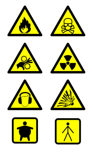 clip art clipart svg openclipart black color yellow 图标 sign symbol label warning safety product hazard danger triangle roadsign caution information triangular traffic sign labelling biohazard 剪贴画 颜色 符号 标志 黑色 黄色 路标 标签 危险 警告 三角形