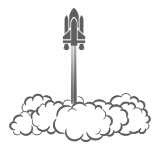 clip art clipart svg openclipart grey drawing smoke space ship rocket clouds cloud explore discovery pad shuttle spaceship apollo launch 剪贴画 灰色
