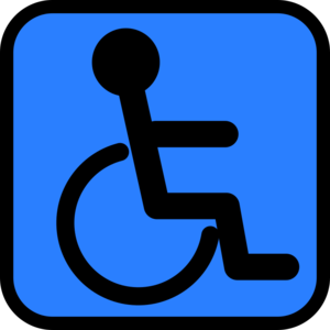 clip art clipart svg openclipart black blue 图标 sign symbol pictogram label handicapped wheelchair square accessibility accessible sign 剪贴画 符号 标志 黑色 蓝色 标签 正方形 矩形 方形