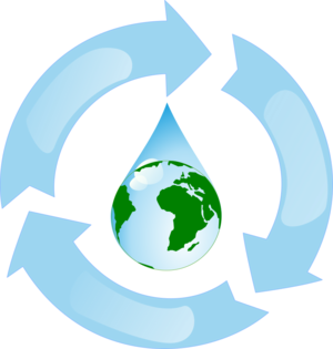 clip art clipart svg openclipart color blue 图标 sign symbol water earth globe ecology recycling eco inside ecological recycle reusable 剪贴画 颜色 符号 标志 蓝色 水