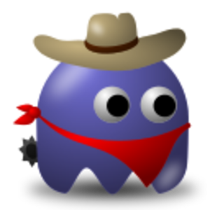 clip art clipart svg openclipart blue 图标 funny science fiction game character usa profile hat shiny wild west arcade reflective user pacman cowboy baddie extraterrestrial 帽子 剪贴画 蓝色 游戏 头像 头部 美国