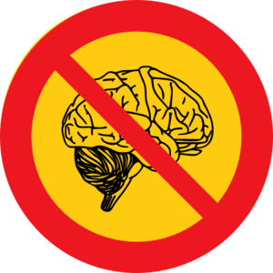 clip art clipart svg openclipart sign symbol head humor protection warning forbidden road sign safety danger roadsign information prohibited thinking brain think 剪贴画 符号 标志 路标 危险 警告 保护