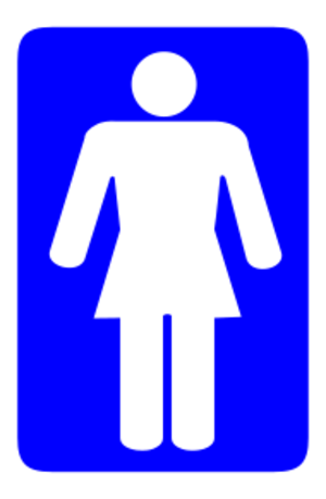 clip art clipart svg openclipart door color blue silhouette woman lady 图标 sign symbol female map symbol restroom toilet wc 剪贴画 颜色 符号 标志 剪影 女人 女性 蓝色 女士