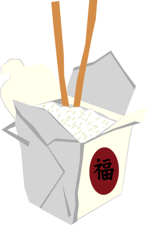 clip art clipart svg openclipart color 食物 colour box fast asia chinese dish fast food china eat meal chopsticks rice chinese take out noodles take away takeaway 剪贴画 颜色 彩色 吃的