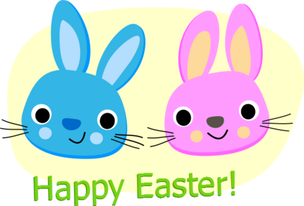 clip art clipart svg openclipart blue 动物 animals season sign head female card happy pink smiling celebration bunny rabbit celebrate rabbits male eggs ears bunnies greeting heads happy easter 剪贴画 标志 男人 男性 女人 女性 季节 蓝色 卡牌 卡片 微笑 庆祝 粉红 粉红色