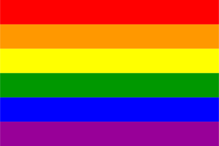 svg colorful symbol flag rainbow colored stripes gay pride lgbt 符号 旗帜 彩色 多彩