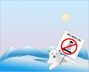 clip art clipart svg openclipart color white winter sign symbol arctic bear gas protest landscape polar oil demonstration north pole polar bear against fracking placard tar sands no new oil rigs 剪贴画 颜色 符号 标志 白色 冬天 冬季