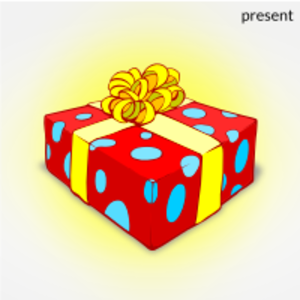 clip art clipart svg openclipart red color yellow gold 图标 box shopping christmas xmas gift present ribbon surprise gift box presen box 剪贴画 颜色 红色 黄色 圣诞 圣诞节 黄金 金色