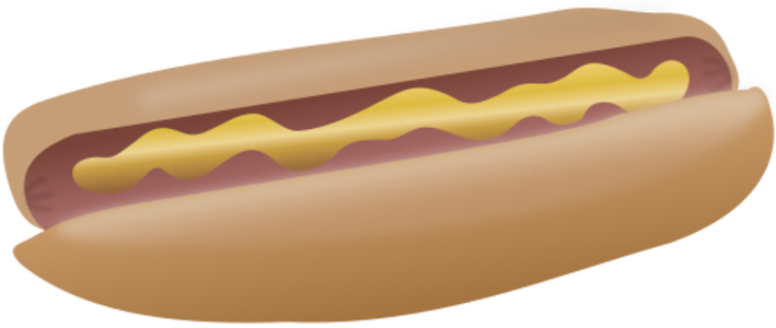 clip art clipart svg openclipart color 食物 dinner lunch menu fastfood fast food bun dressing salad hotdog frankfurter relish wiener hot dog mustard 剪贴画 颜色 菜单