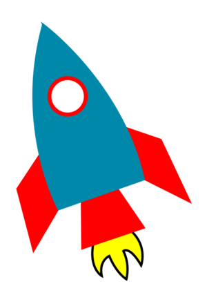 clip art clipart svg openclipart red color blue yellow fly flying space rocket nasa take off orbit space rocket universe takeoff take-off 剪贴画 颜色 红色 蓝色 黄色 飞行