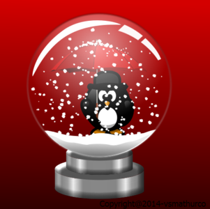 clip art clipart svg openclipart red color 动物 snow winter penguin tux globe umbrella holding hold brolly 剪贴画 颜色 红色 冬天 冬季 雪