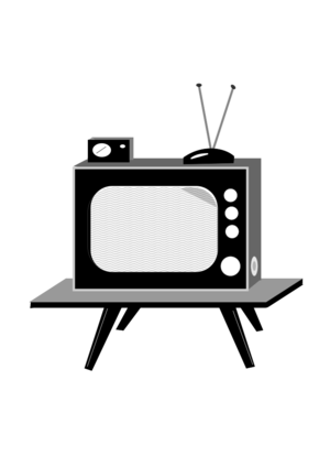 clip art clipart home svg openclipart simple black color old white 图标 media symbol comic pilot style seeing television tv set receiver channels programs rounded antenna tv set 剪贴画 颜色 符号 黑色 白色 家 多媒体