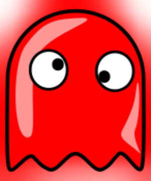 clip art clipart svg openclipart red color drawing cartoon confused character figure ghost toon 剪贴画 颜色 卡通 红色