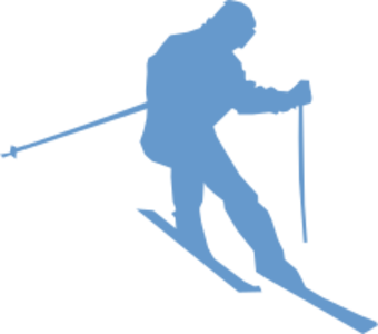 clip art clipart svg openclipart color cold blue silhouette snow race 运动 sports skiing ski skier speed carving competition olympics racer ski racer slalom giand slalom downhill super g 剪贴画 颜色 剪影 蓝色 高速 雪