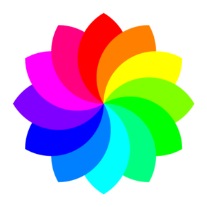 clip art clipart svg openclipart colorful color 花朵 图标 decoration digital round circle logo design petal bright 12 剪贴画 颜色 装饰 设计 彩色 圆形 多彩 数字化