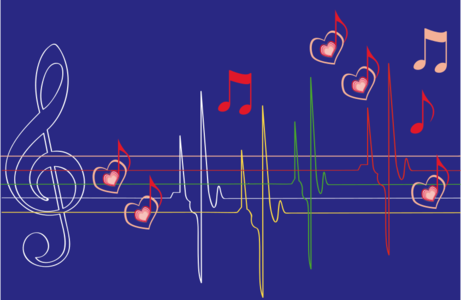 clip art clipart svg openclipart color 音乐 concert 爱情 艺术 emotion entertainment hearts band playing notes singing sing artwork enjoy a heart beat muscal heart rate singing music pplay 剪贴画 颜色