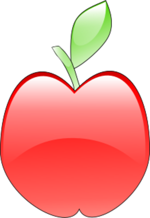 clip art clipart svg openclipart green red 食物 plant leaf apple fruit crop produce fresh crystal apple 剪贴画 绿色 草绿 红色 植物 树叶 叶子 水果