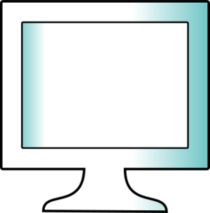 clip art clipart svg openclipart liquid blue computer work white display colour contour office hardware monitor screen power crt light crystal electronics lcd liquid-crystal display 剪贴画 计算机 电脑 白色 蓝色 办公 彩色 屏幕 显示屏 轮廓 硬件