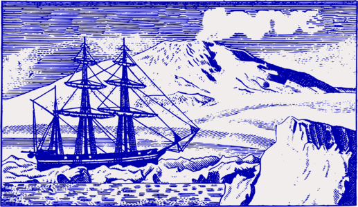 clip art clipart svg openclipart color blue old history ancient transportation sea ocean travel ship boat historic sail sailing waves maritime vessel explore break south pole antarctica iceberg discover old ship at the south pole ice breaking vessel breaking wessel 剪贴画 颜色 蓝色 运输 海洋 旅行 历史